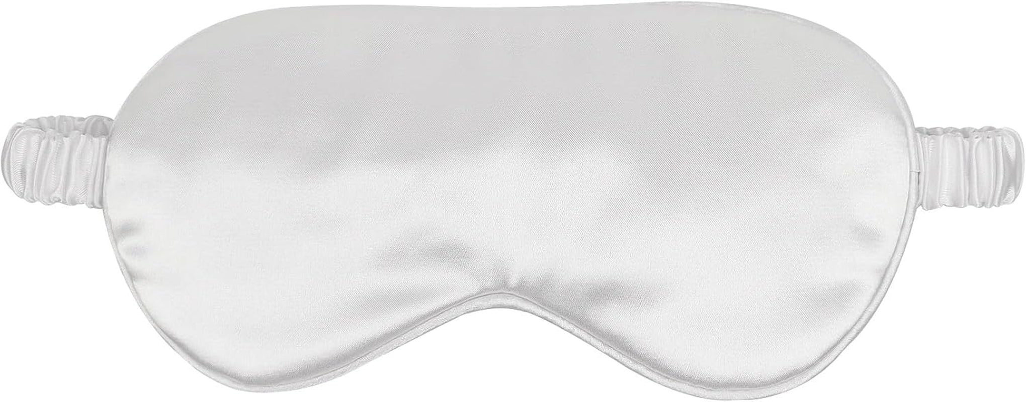 NoxSleep Silk Sleep Eye Mask in White – Breathable & Lightweight